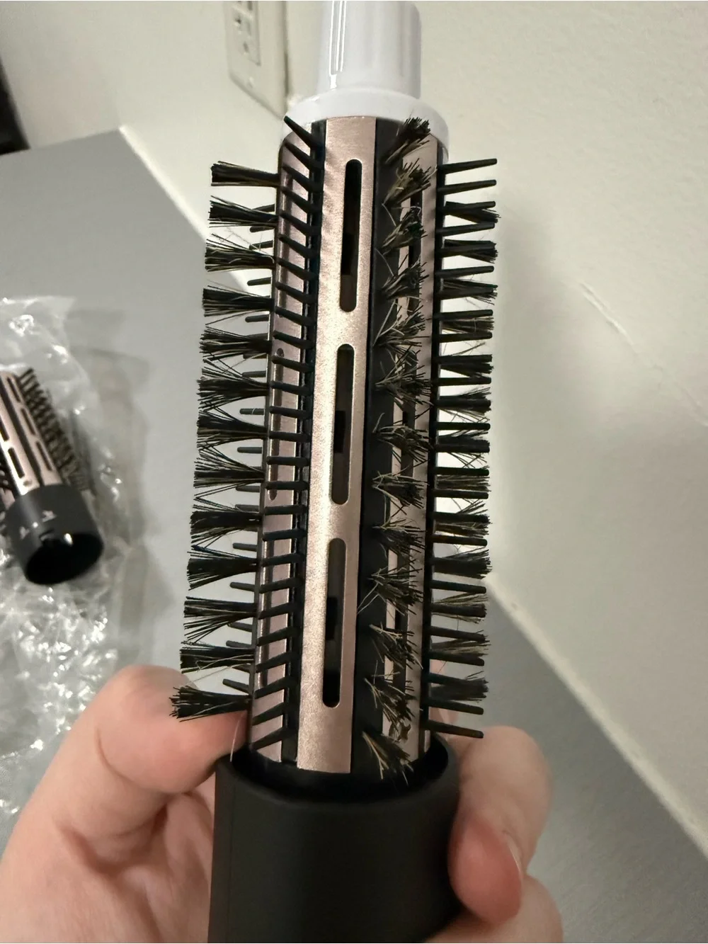 Conair Double Ceramic 2-in-1 Hot Air Brush Blow Dryer Styler - Picture 3 of 7